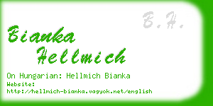 bianka hellmich business card